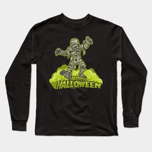 Holloween Mummy Long Sleeve T-Shirt